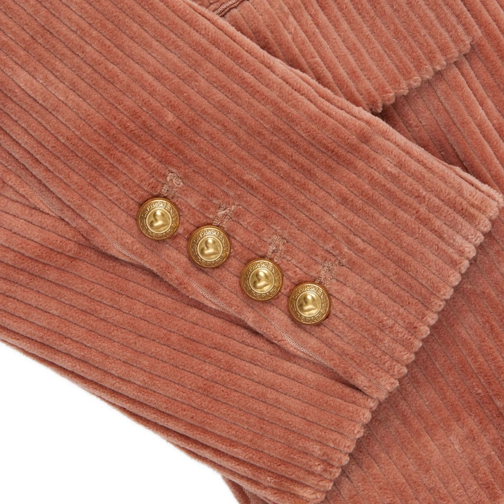 Rowing Blazers NWT Medium Corduroy Diana Blazer in Dusty Rose Pink - Picture 3 of 10